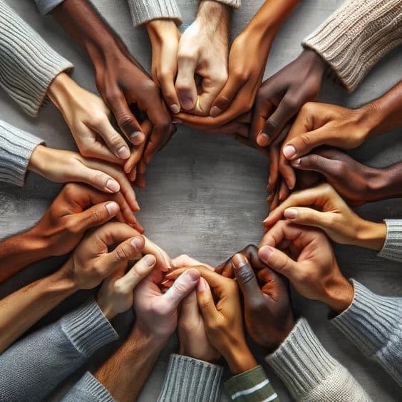 Solidarity — hands united